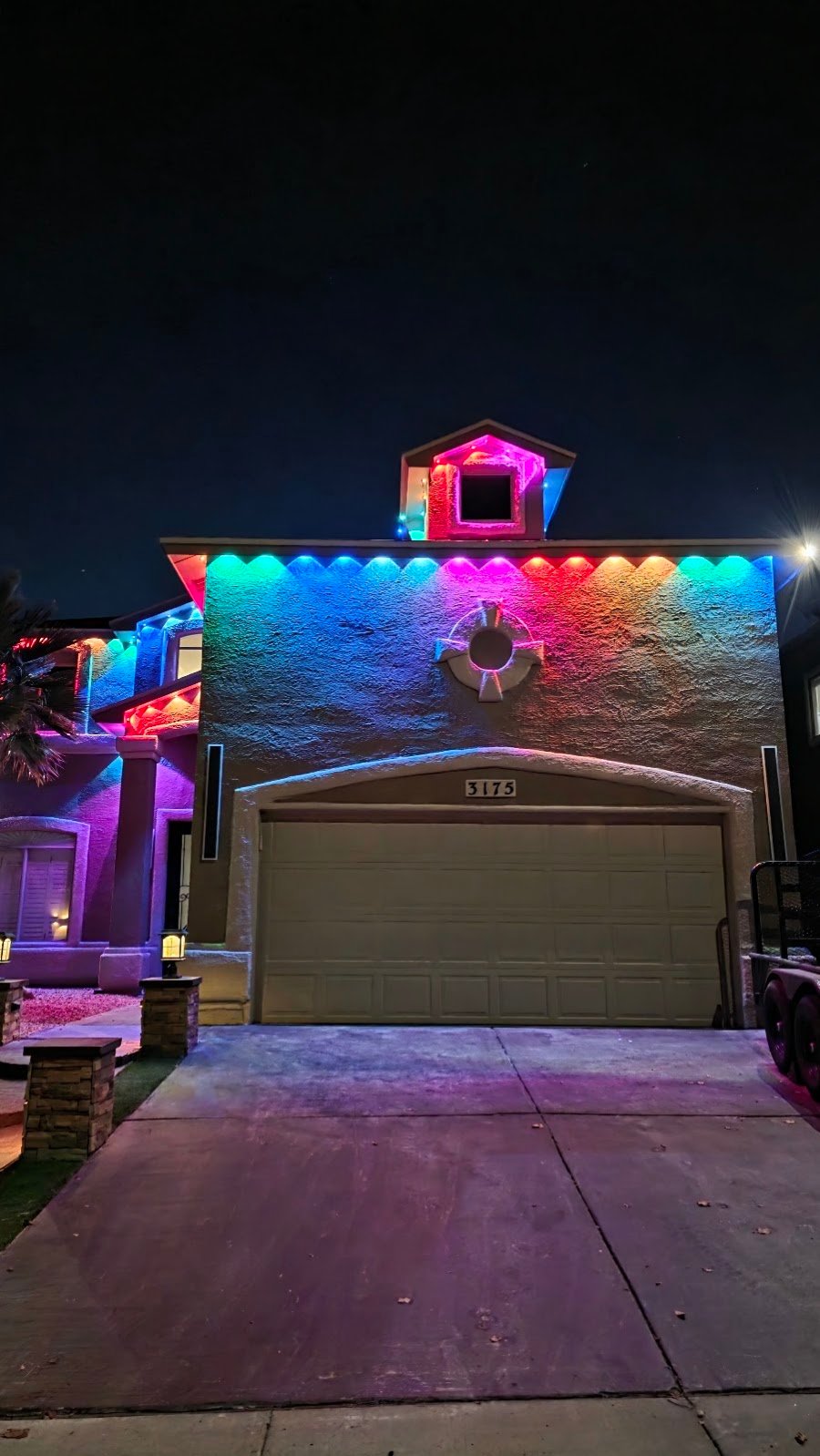 Luces LED permanentes para exterior — Ocotillo Home & Business Services